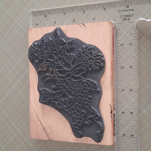 Champagne Bouquet Rubber Stamp - Picture 2 of 5